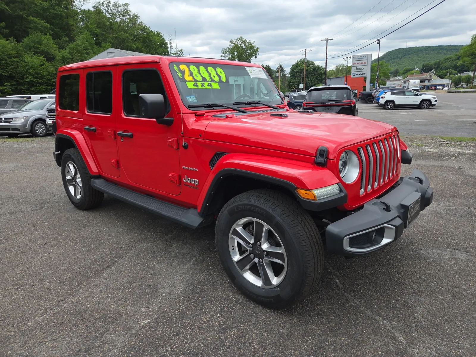 Red 2021 Jeep Wrangler Unlimited Sahara for sale in Hamburg, PA
