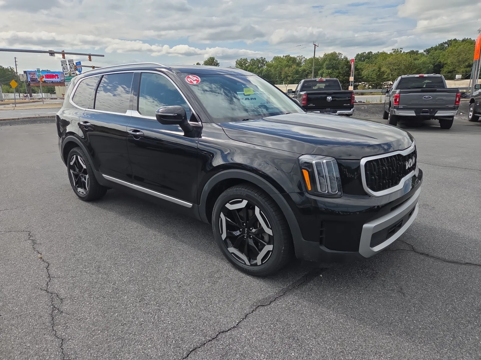 Black 2024 Kia Telluride EX AWD for sale in Hamburg, PA