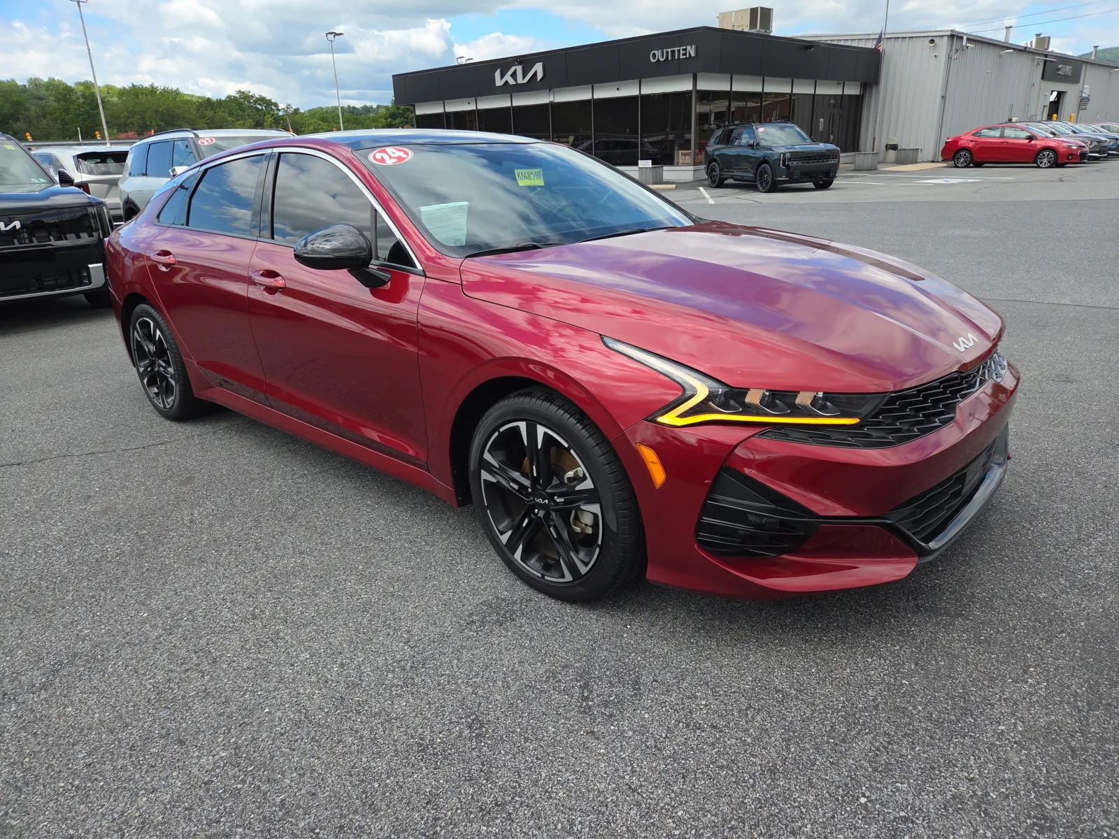 Red 2024 Kia K5 GT-Line AWD for sale in Hamburg, PA