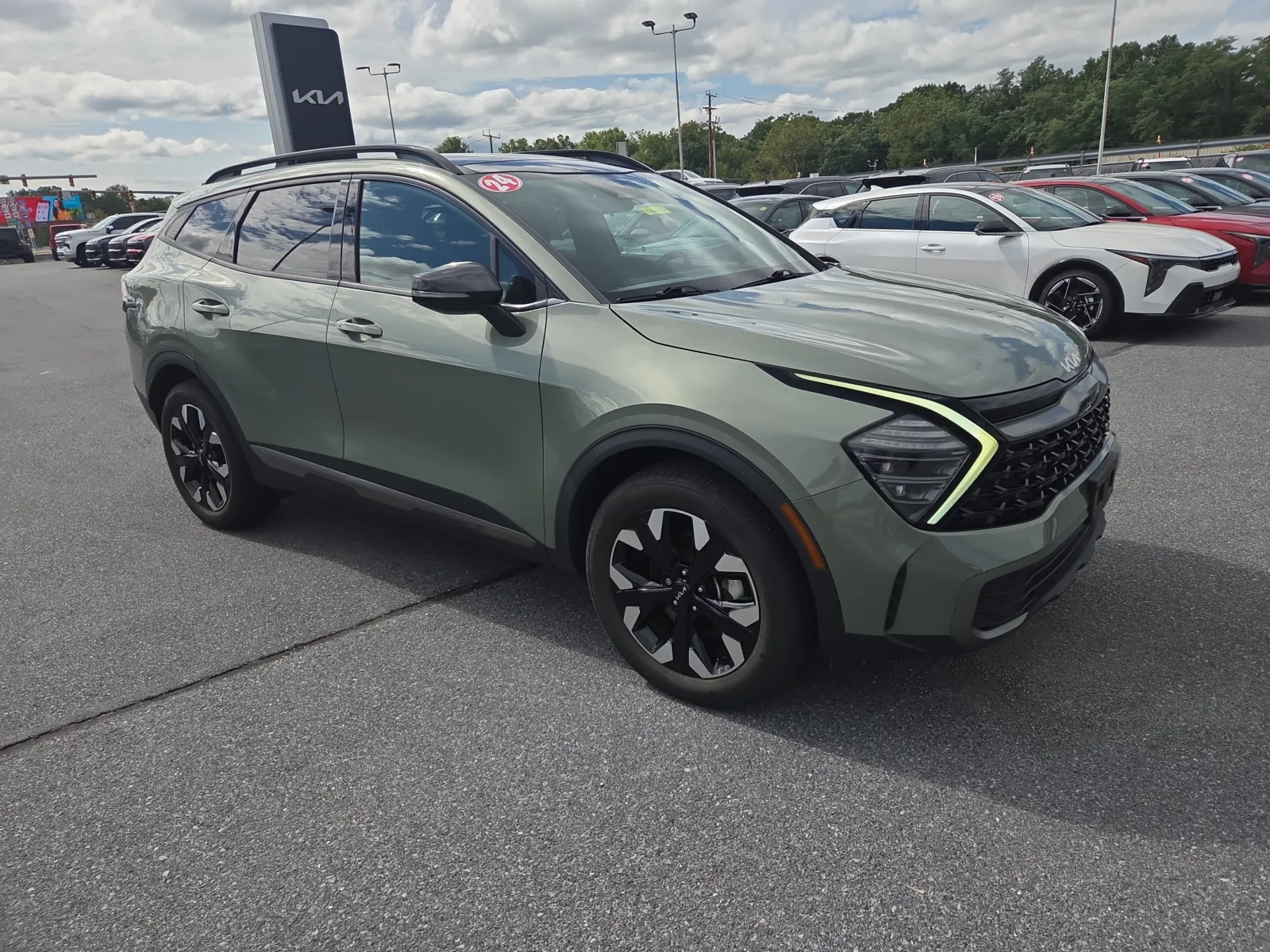 Green 2024 Kia Sportage X-Line AWD for sale in Hamburg, PA