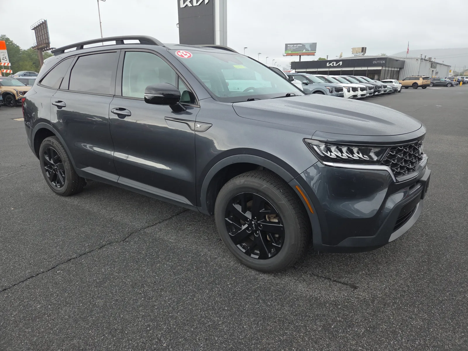 Gray 2023 Kia Sorento X-Line S AWD for sale in Hamburg, PA