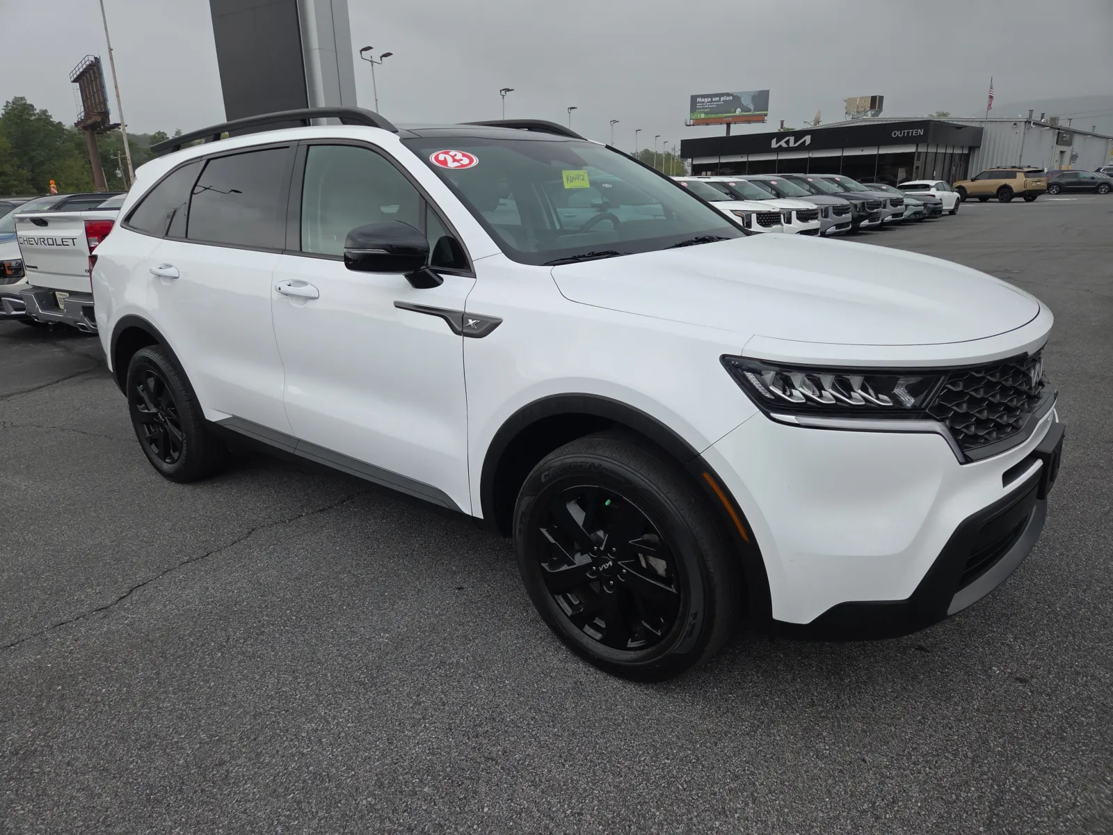 White 2023 Kia Sorento X-Line S AWD for sale in Hamburg, PA