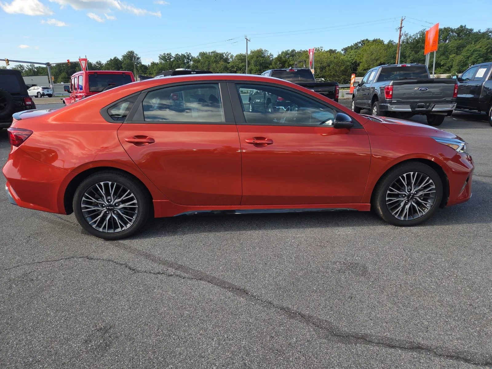 Used 2023 Kia Forte GT-Line with VIN 3KPF54AD7PE584354 for sale in Hamburg, PA