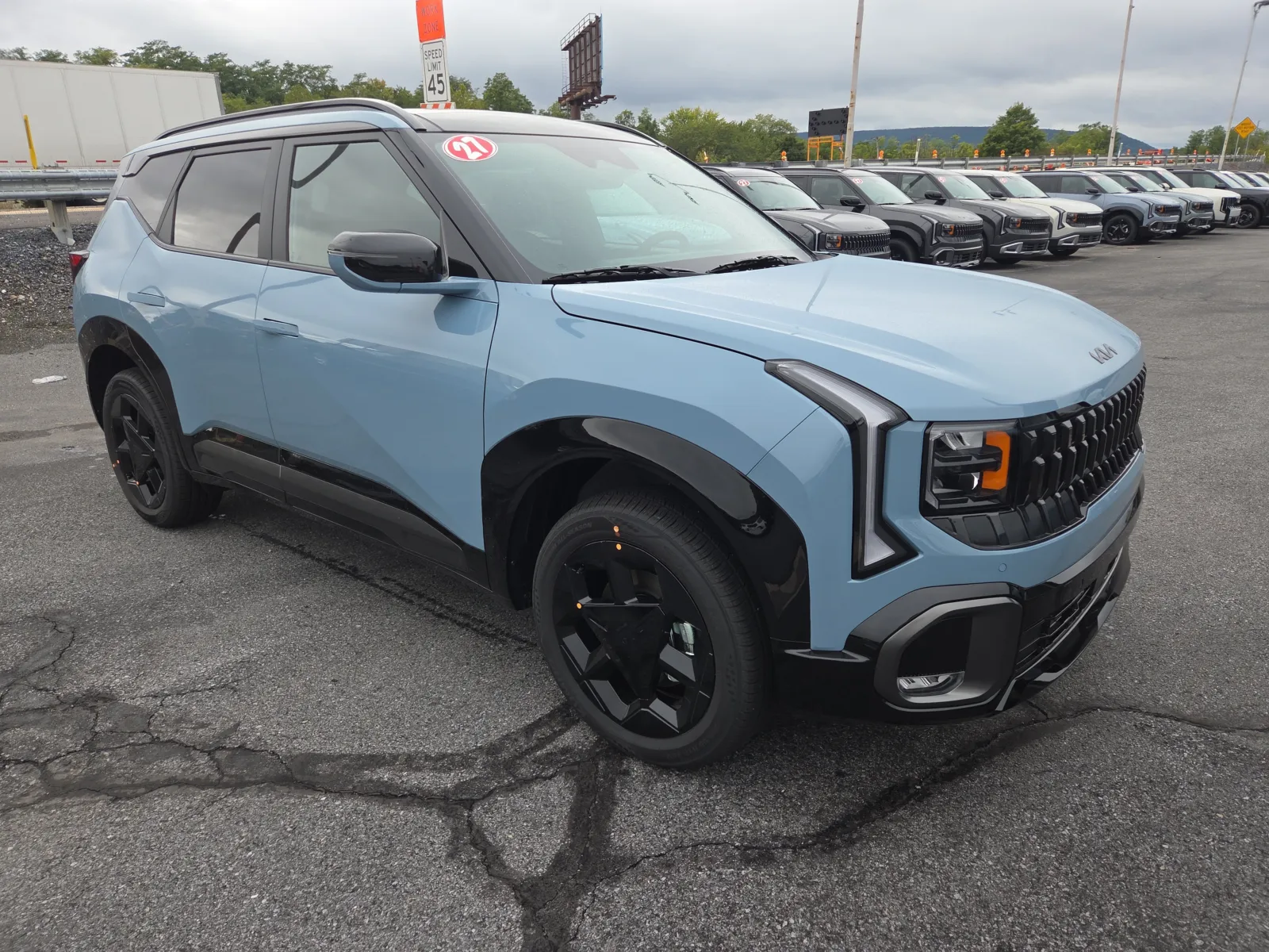 Blue 2027 Kia Seltos X-Line S AWD for sale in Hamburg, PA