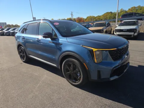 Blue 2026 Kia Sorento Hybrid X-Line SX Prestige AWD for sale in Hamburg, PA