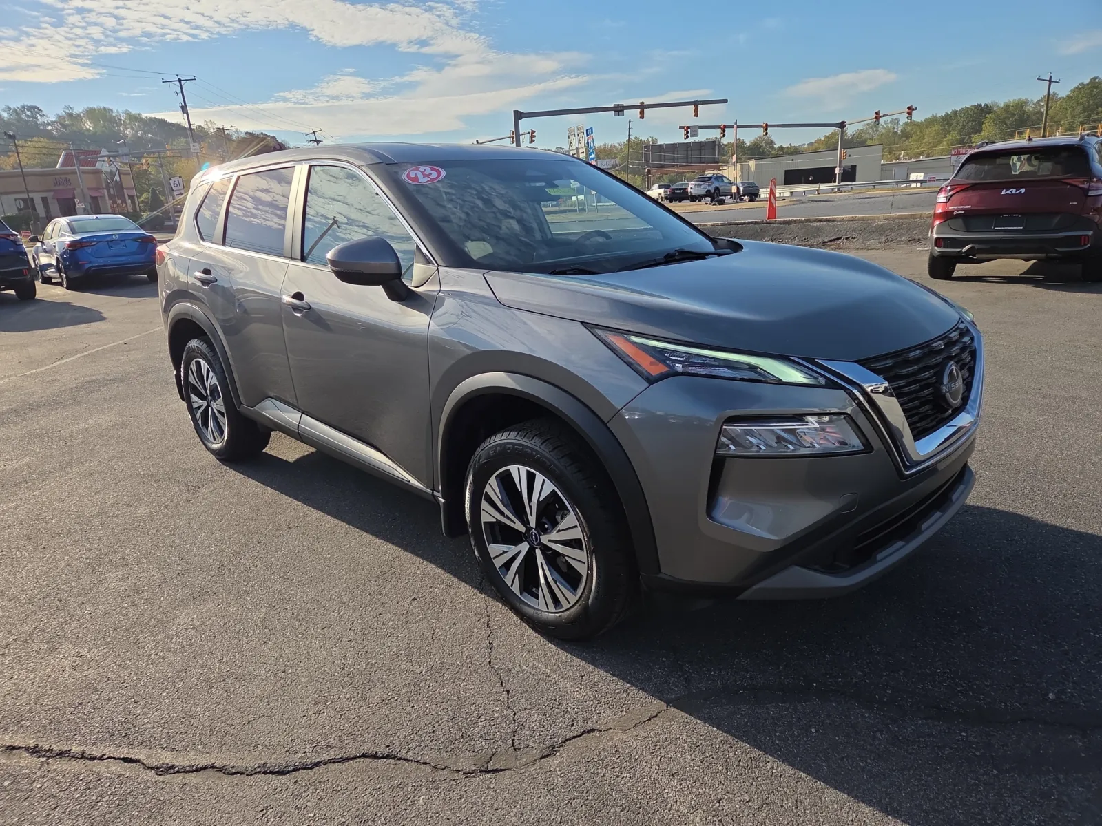 Gray 2023 Nissan Rogue SV AWD for sale in Hamburg, PA