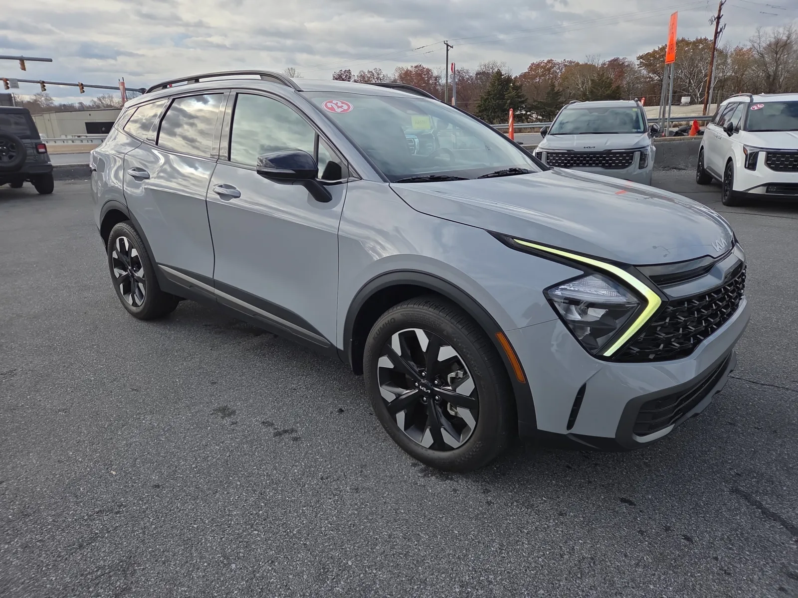 Gray 2023 Kia Sportage X-Line AWD for sale in Hamburg, PA