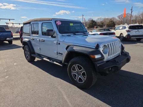 Silver 2022 Jeep Wrangler Unlimited Sport S for sale in Hamburg, PA