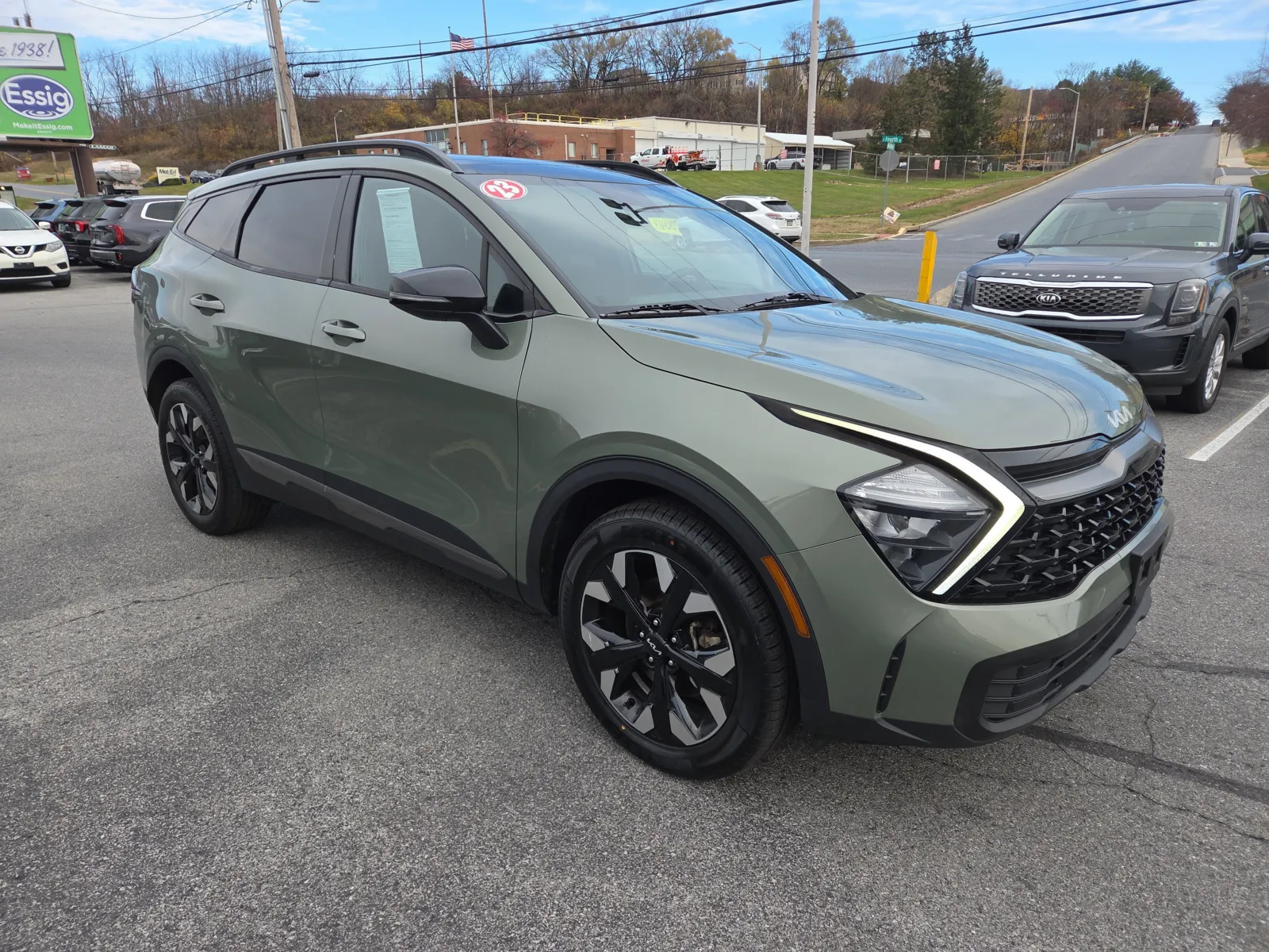 Green 2023 Kia Sportage X-Line AWD for sale in Hamburg, PA