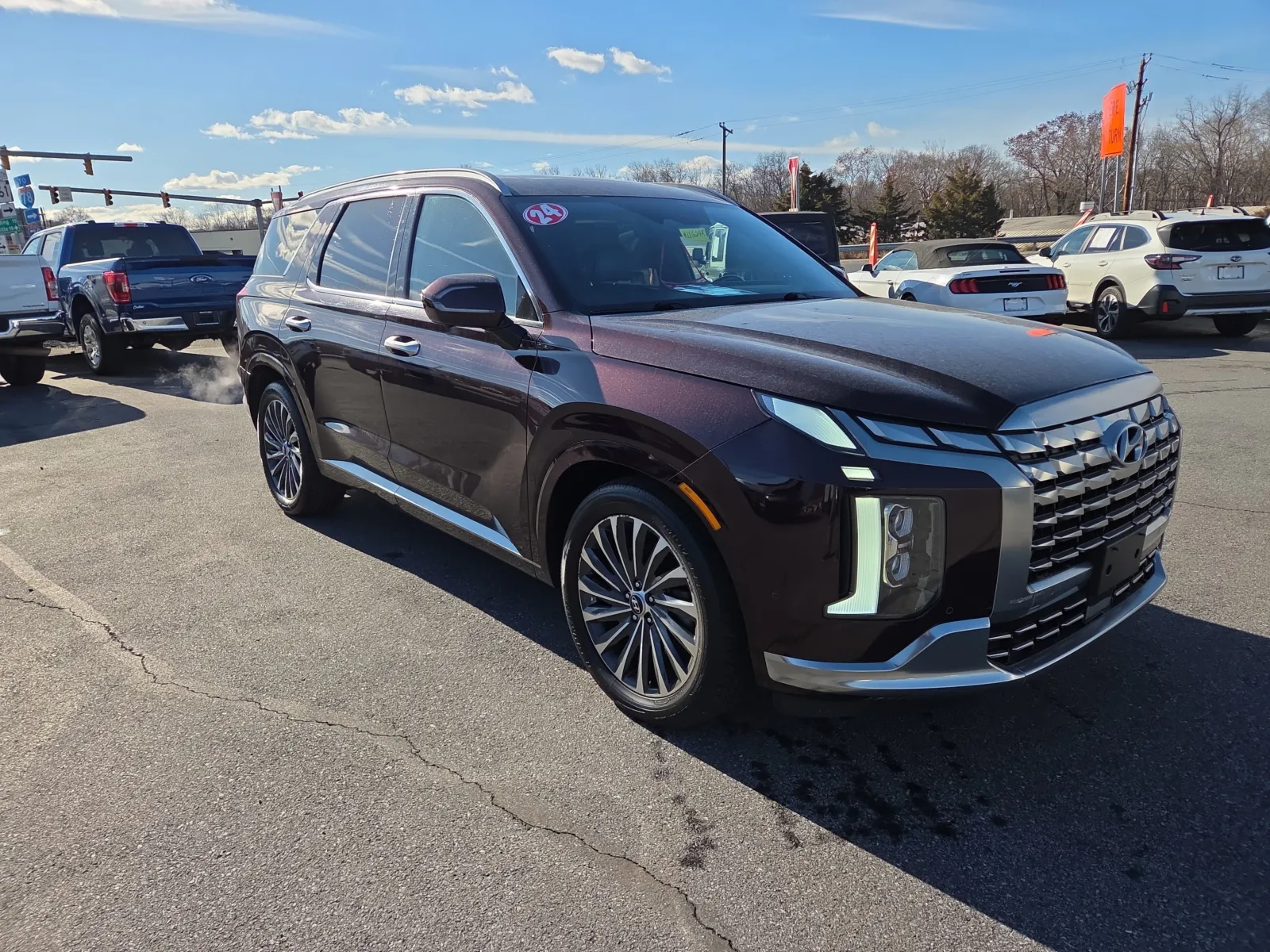 Red 2024 Hyundai Palisade Calligraphy AWD for sale in Hamburg, PA