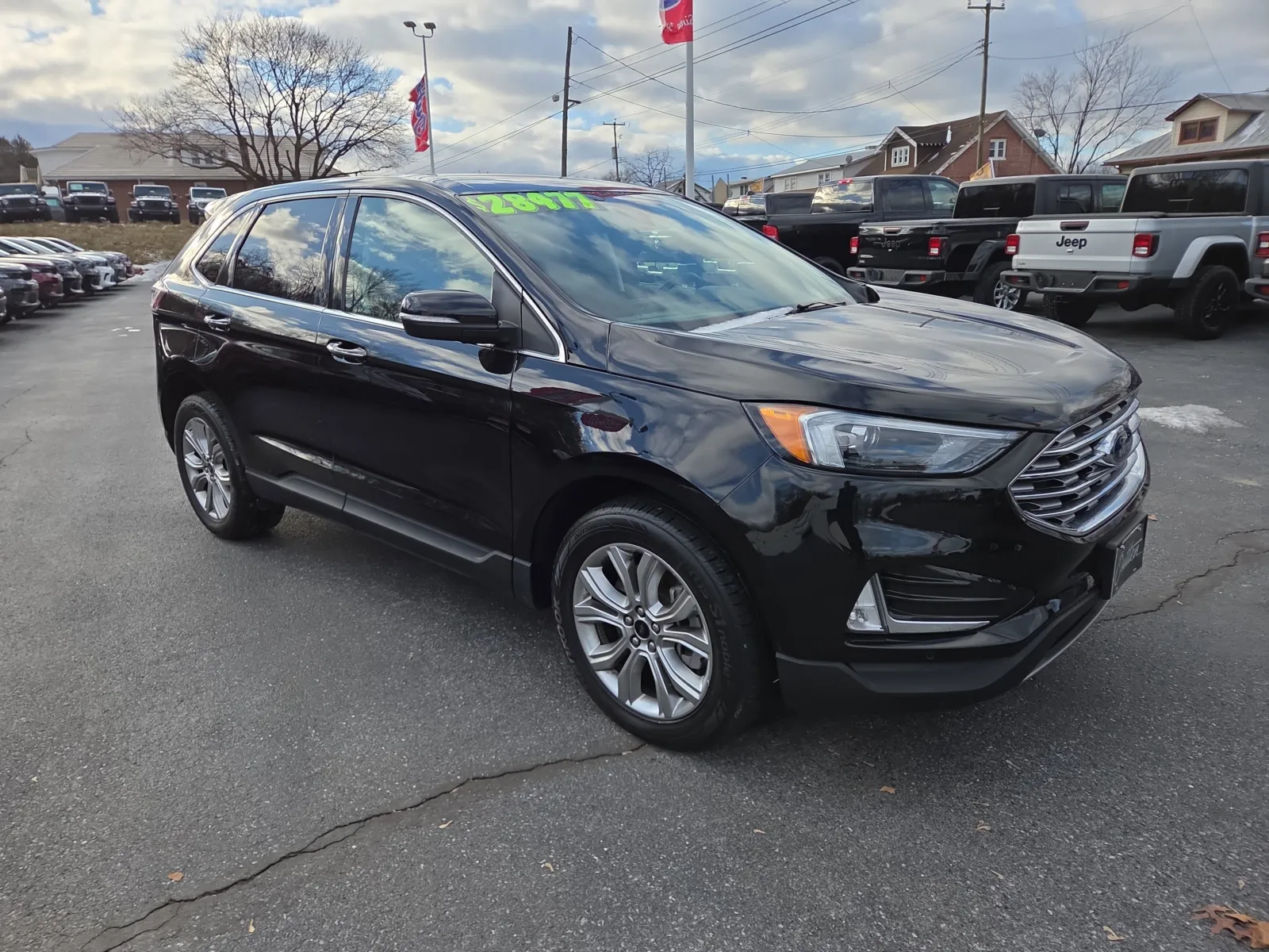 Black 2024 Ford Edge Titanium for sale in Hamburg, PA