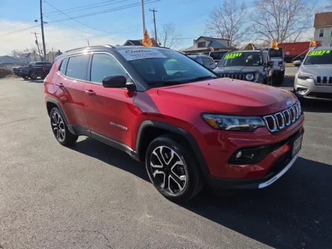 Red 2023 Jeep Compass Limited for sale in Hamburg, PA