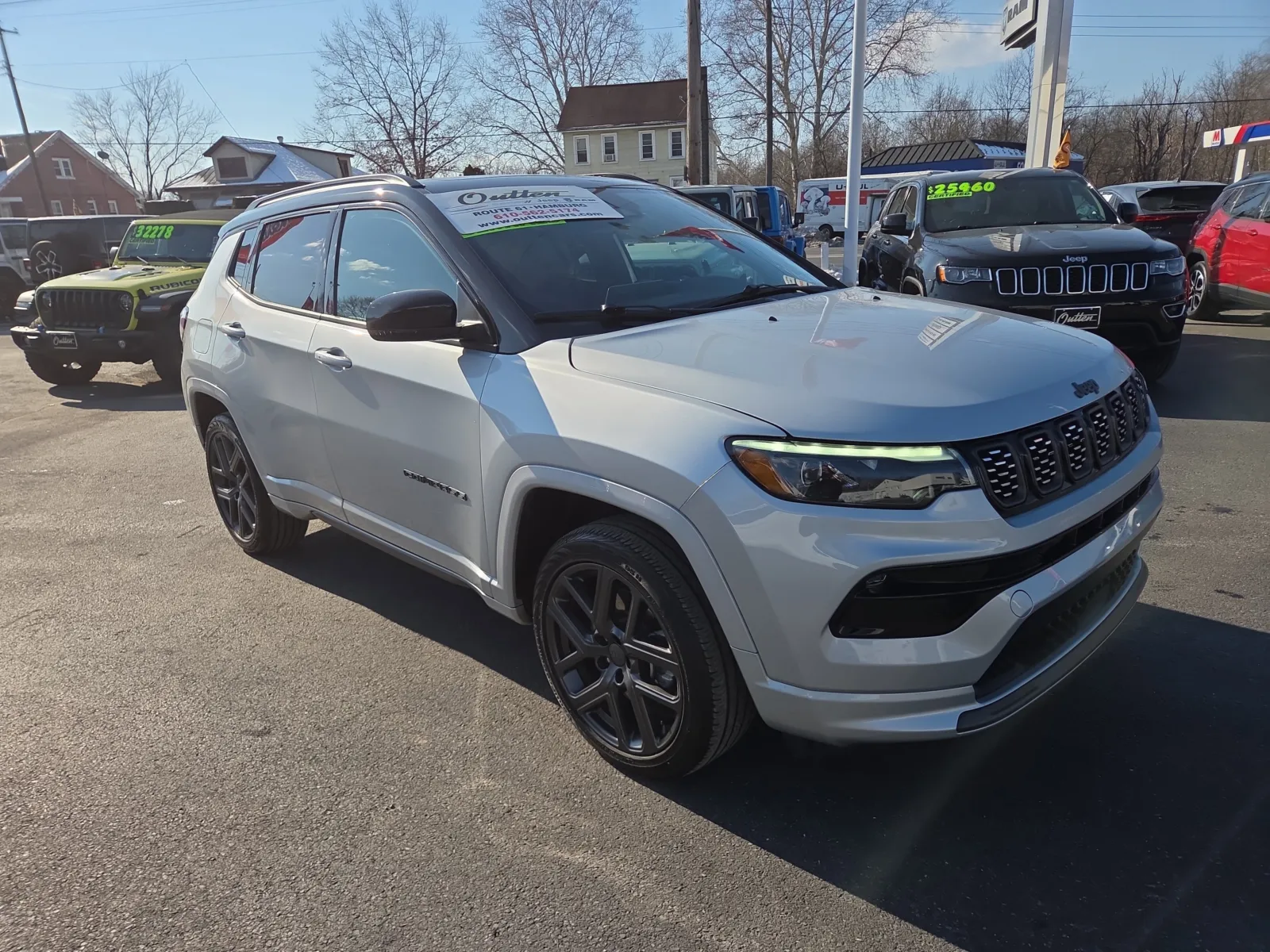 Silver 2024 Jeep Compass Limited for sale in Hamburg, PA