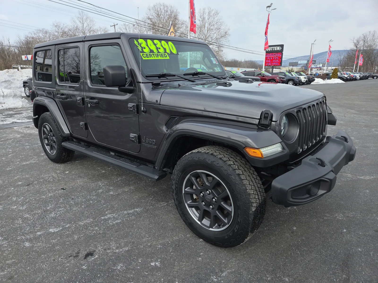 Gray 2021 Jeep Wrangler Unlimited 80th Anniversary for sale in Hamburg, PA