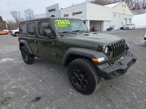 Green 2022 Jeep Wrangler Unlimited Sport Altitude for sale in Hamburg, PA