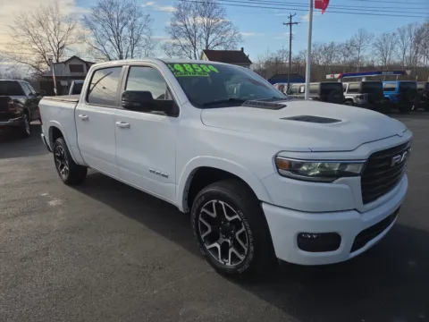 White 2025 Ram 1500 Laramie for sale in Hamburg, PA