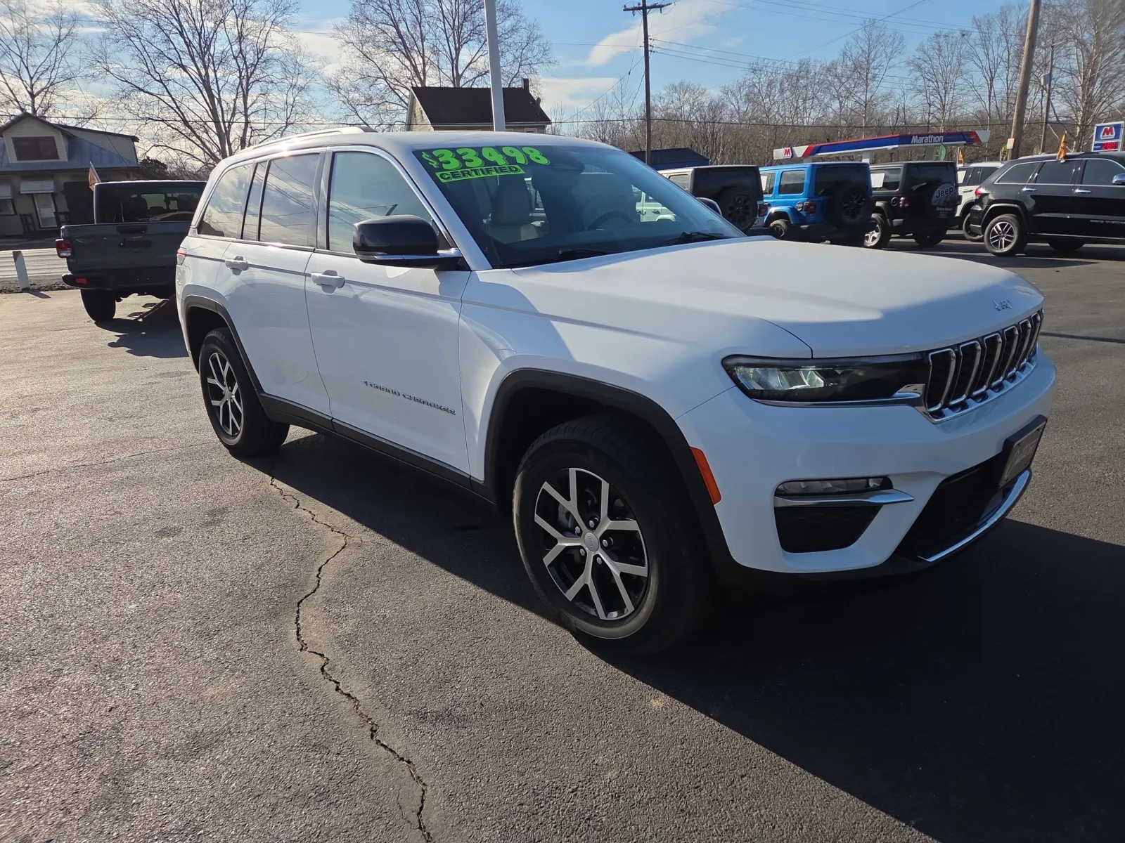 White 2023 Jeep Grand Cherokee Limited for sale in Hamburg, PA