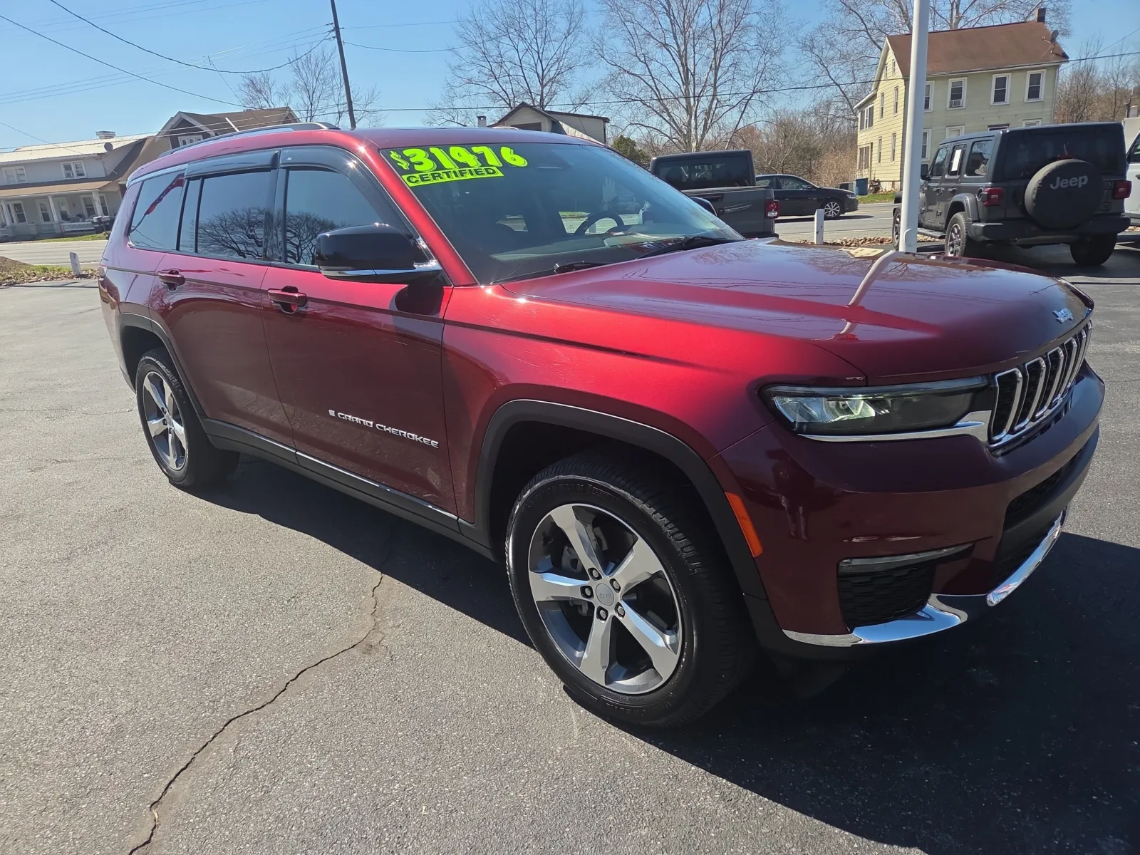 Red 2022 Jeep Grand Cherokee L Limited for sale in Hamburg, PA