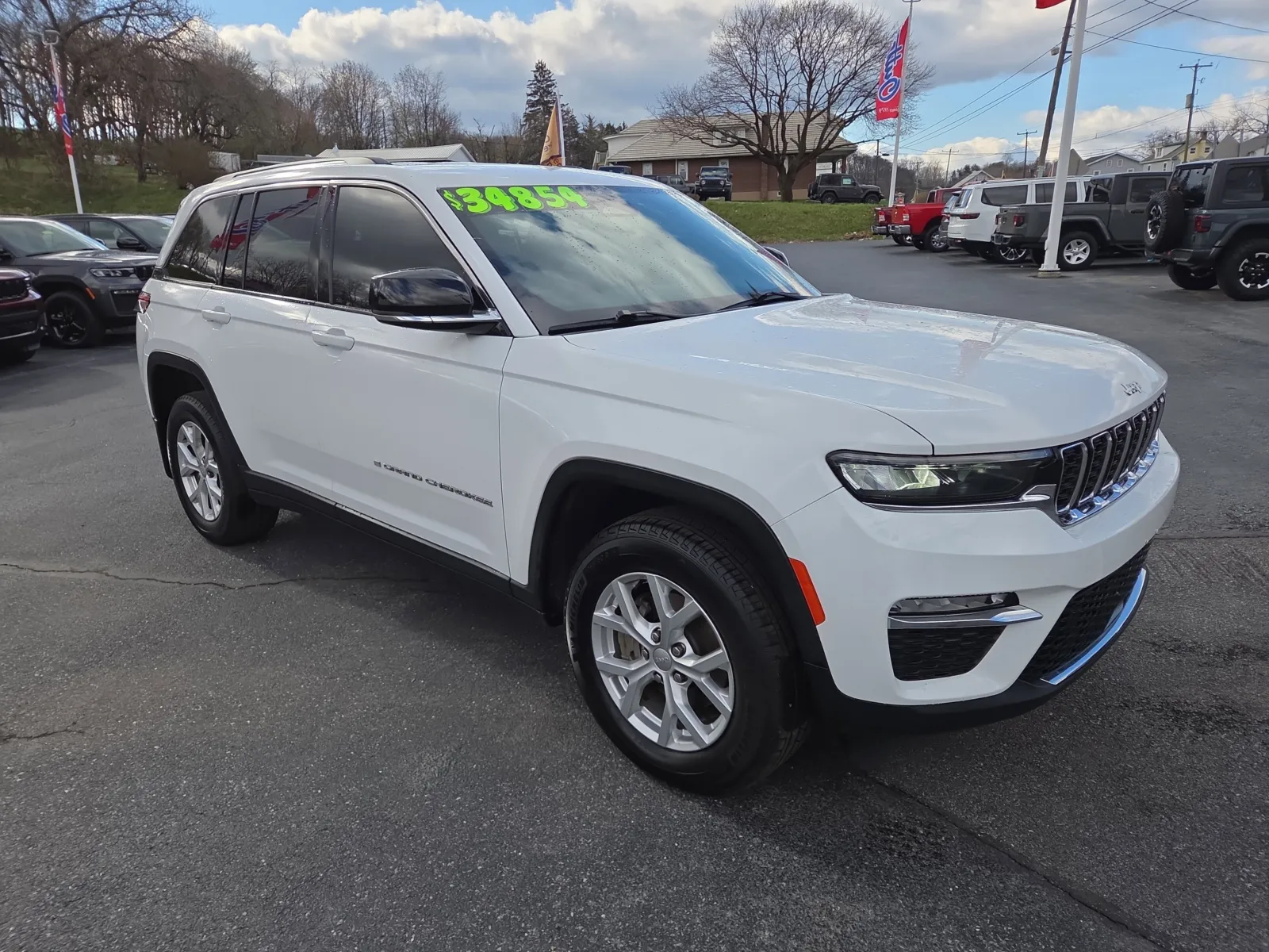 White 2023 Jeep Grand Cherokee Limited for sale in Hamburg, PA