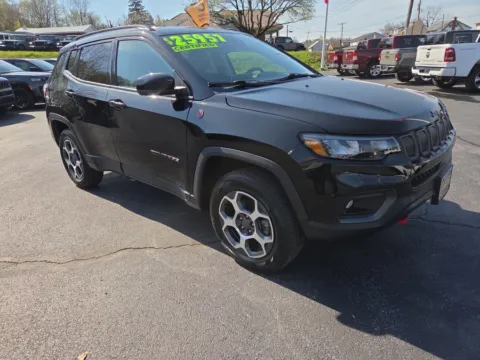 Black 2022 Jeep Compass Trailhawk for sale in Hamburg, PA