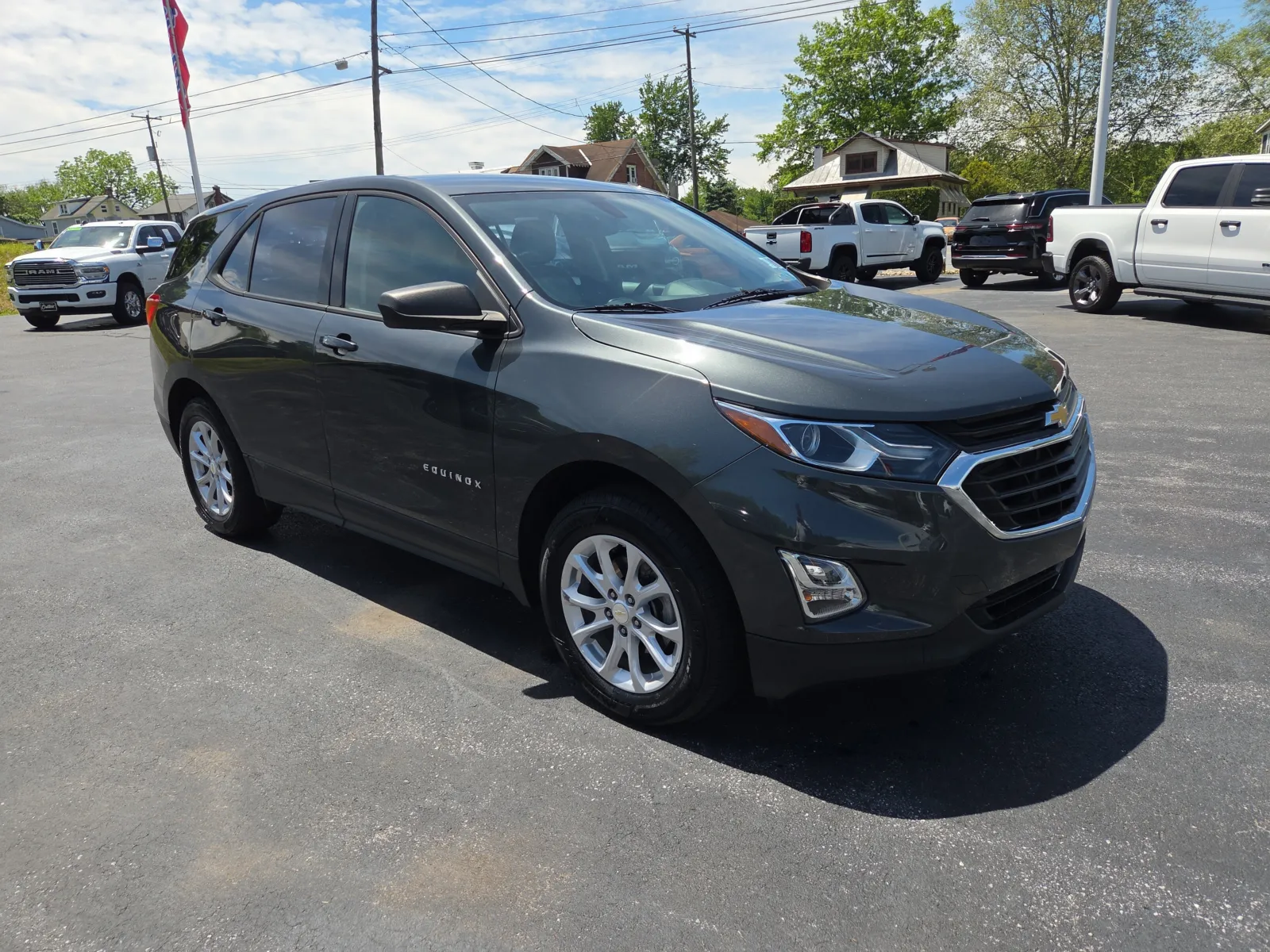 Gray 2018 Chevrolet Equinox LS for sale in Hamburg, PA