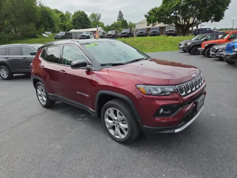 Red 2022 Jeep Compass Limited for sale in Hamburg, PA
