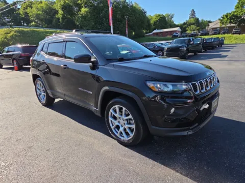 Black 2024 Jeep Compass Latitude Lux for sale in Hamburg, PA
