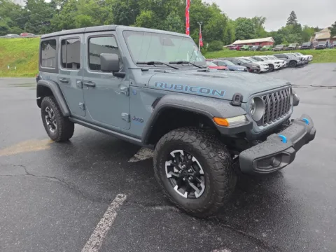 Blue 2025 Jeep Wrangler 4xe Rubicon for sale in Hamburg, PA