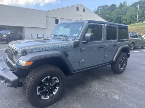 Blue 2025 Jeep Wrangler 4xe Rubicon for sale in Hamburg, PA