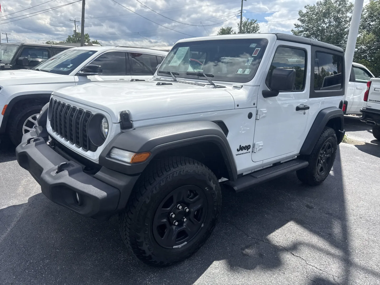 White 2024 Jeep Wrangler Sport for sale in Hamburg, PA