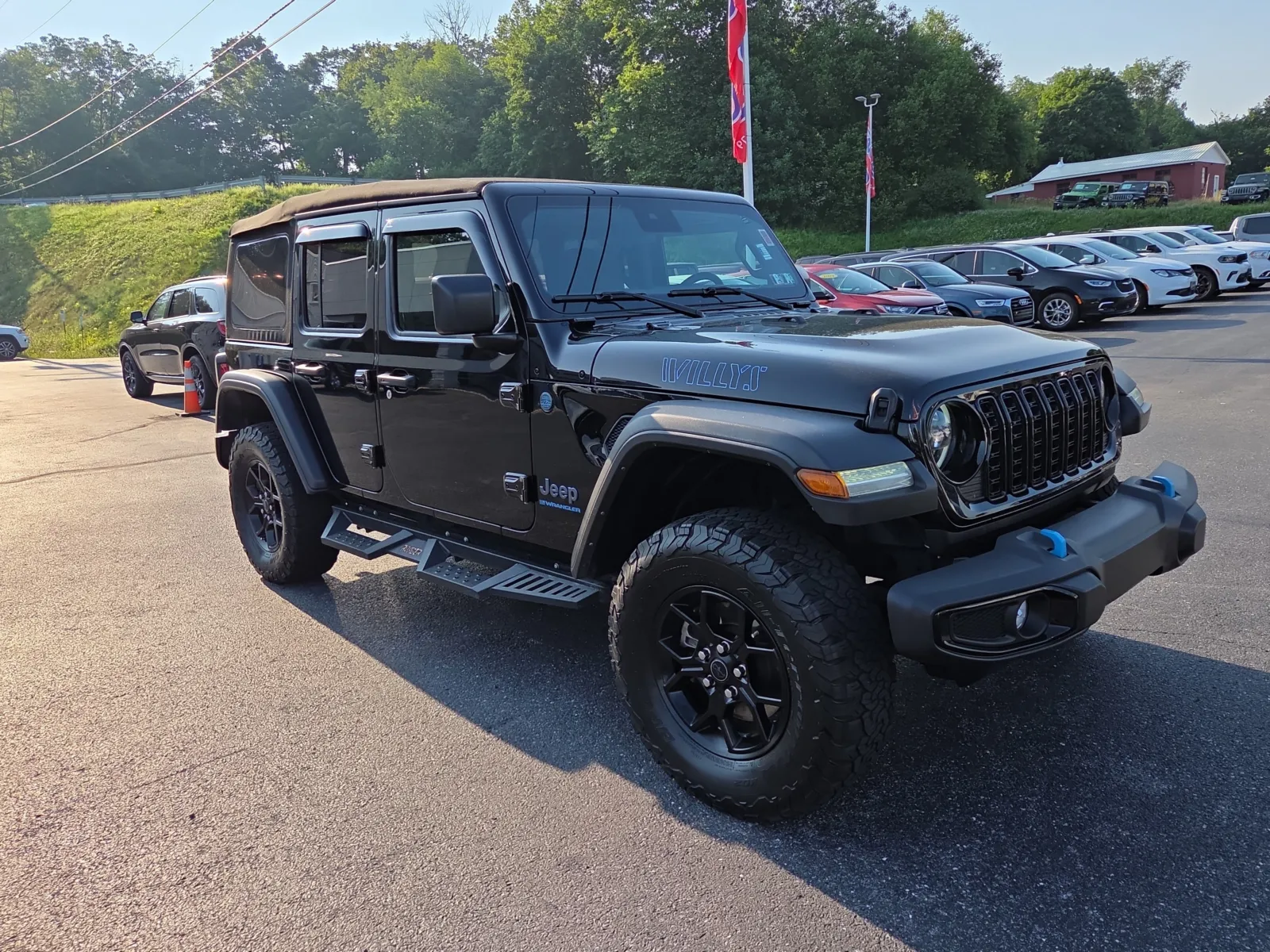 Black 2024 Jeep Wrangler 4xe for sale in Hamburg, PA
