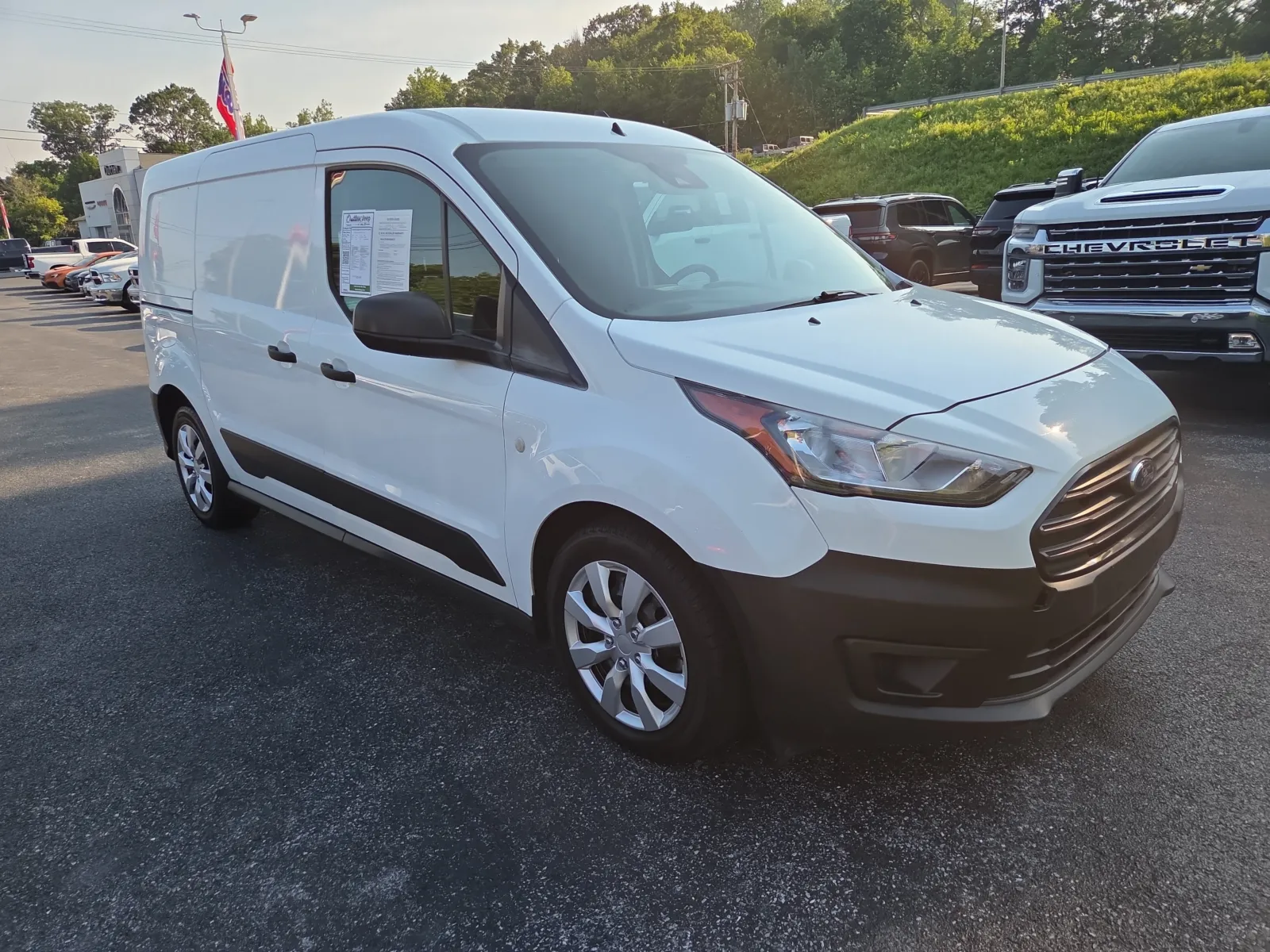 White 2023 Ford Transit Connect Van XL for sale in Hamburg, PA