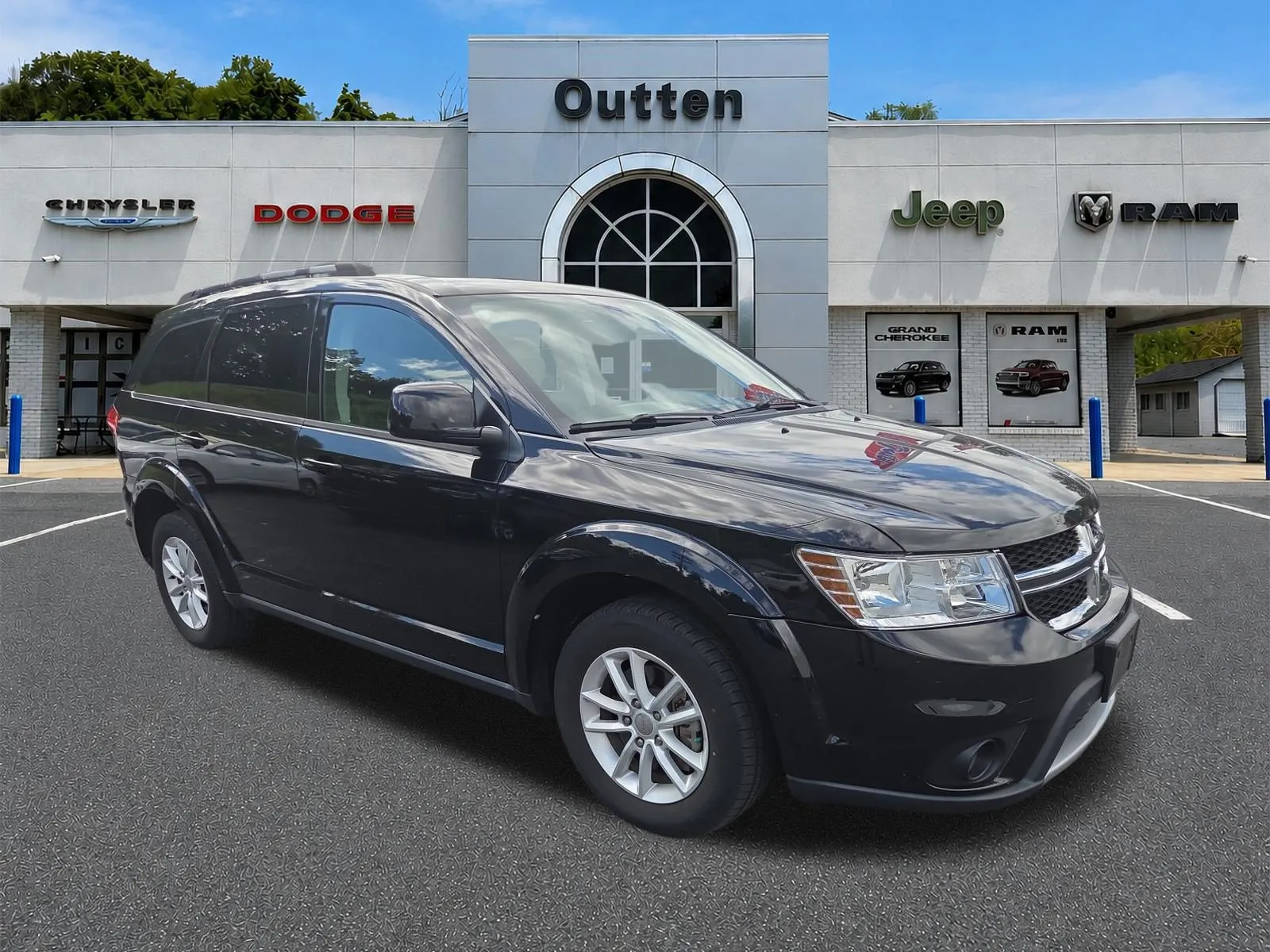 Black 2017 Dodge Journey SXT for sale in Hamburg, PA