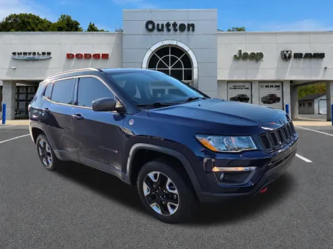 Blue 2017 Jeep Compass Trailhawk for sale in Hamburg, PA
