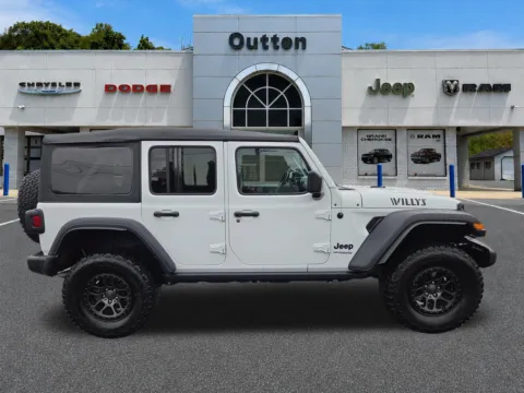 Photos of 2022 Jeep Wrangler Willys Sport for sale in Hamburg, PA at Outten Chrysler Dodge Jeep RAM of Hamburg