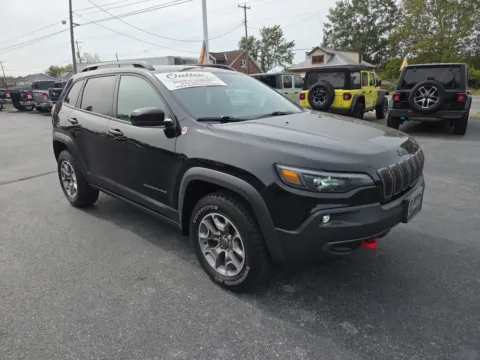 Black 2022 Jeep Cherokee Trailhawk for sale in Hamburg, PA