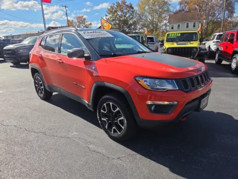 Orange 2021 Jeep Compass Trailhawk for sale in Hamburg, PA