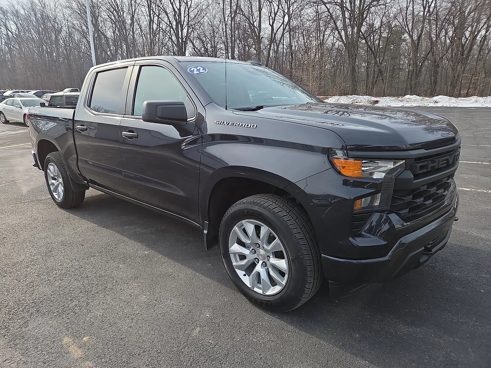 Gray 2022 Chevrolet Silverado 1500 Custom for sale in Hamburg, PA