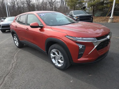 Orange 2024 Chevrolet Trax LS for sale in Hamburg, PA