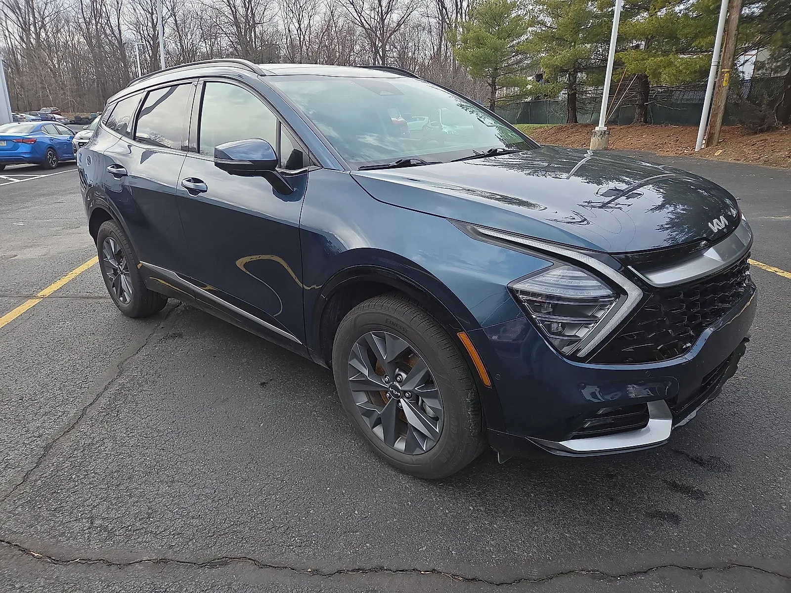 Blue 2025 Kia Sportage Hybrid SX-Prestige for sale in Hamburg, PA