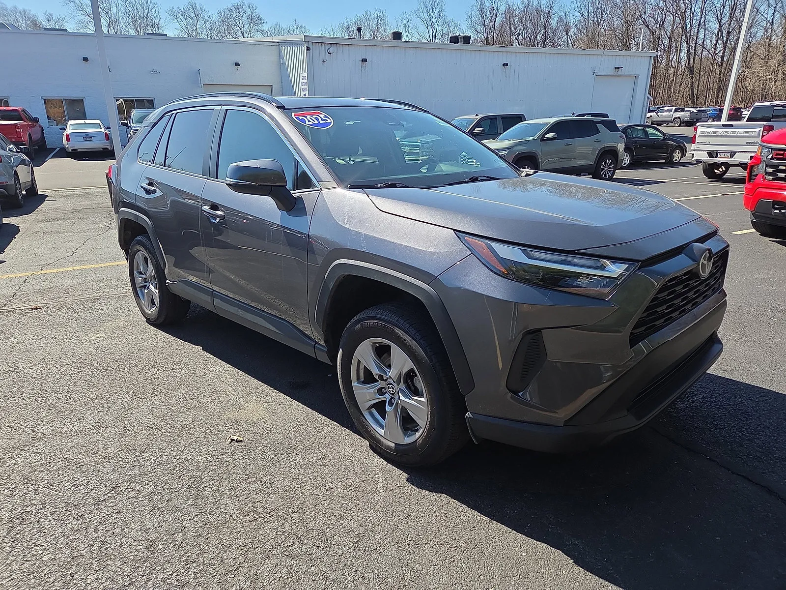 Gray 2025 Toyota RAV4 XLE for sale in Hamburg, PA