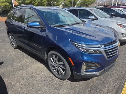 Blue 2022 Chevrolet Equinox Premier for sale in Hamburg, PA