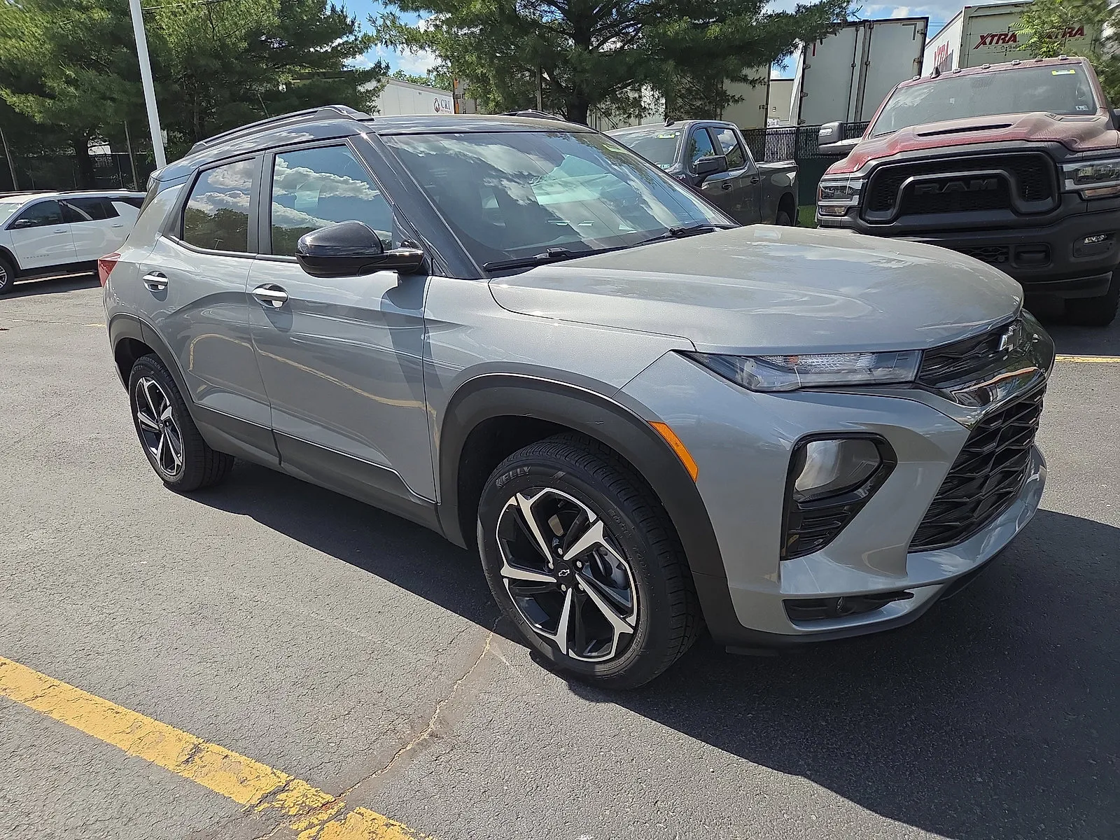 Gray 2023 Chevrolet Trailblazer RS for sale in Hamburg, PA