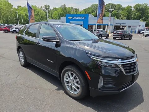Black 2024 Chevrolet Equinox LT for sale in Hamburg, PA