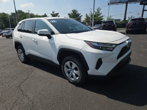 White 2023 Toyota RAV4 LE for sale in Hamburg, PA