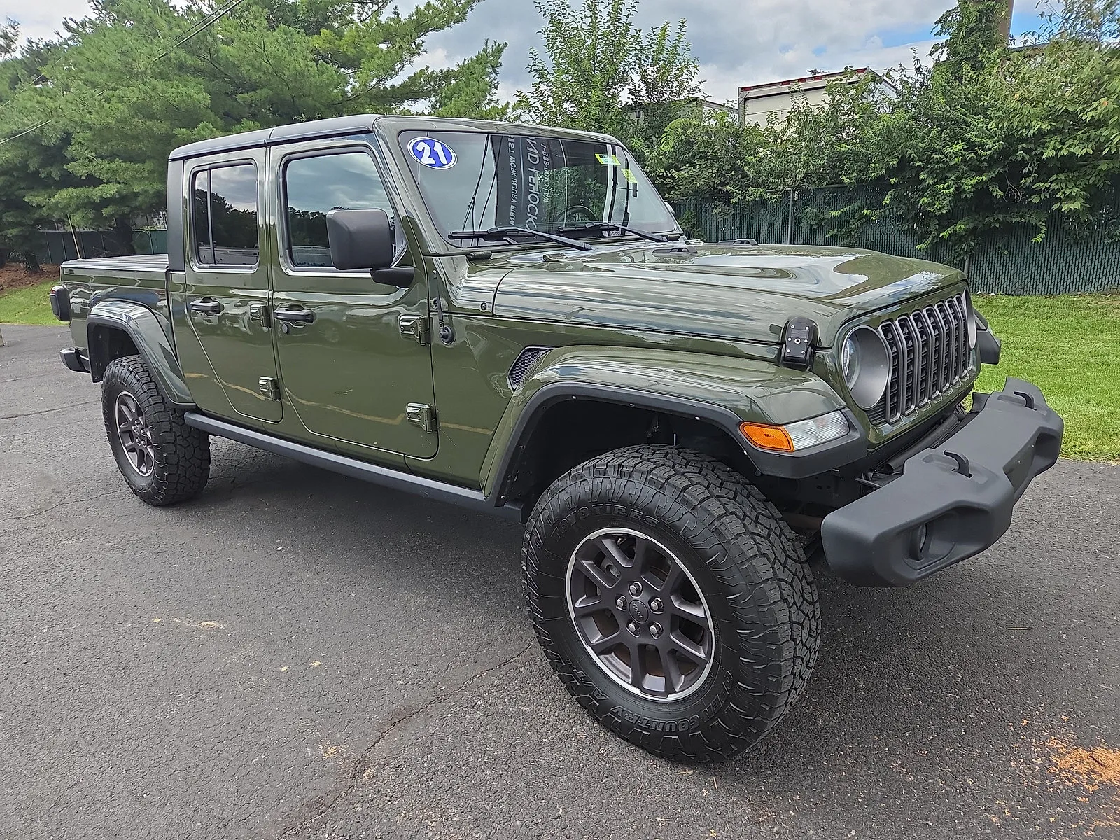 Green 2021 Jeep Gladiator Overland for sale in Hamburg, PA