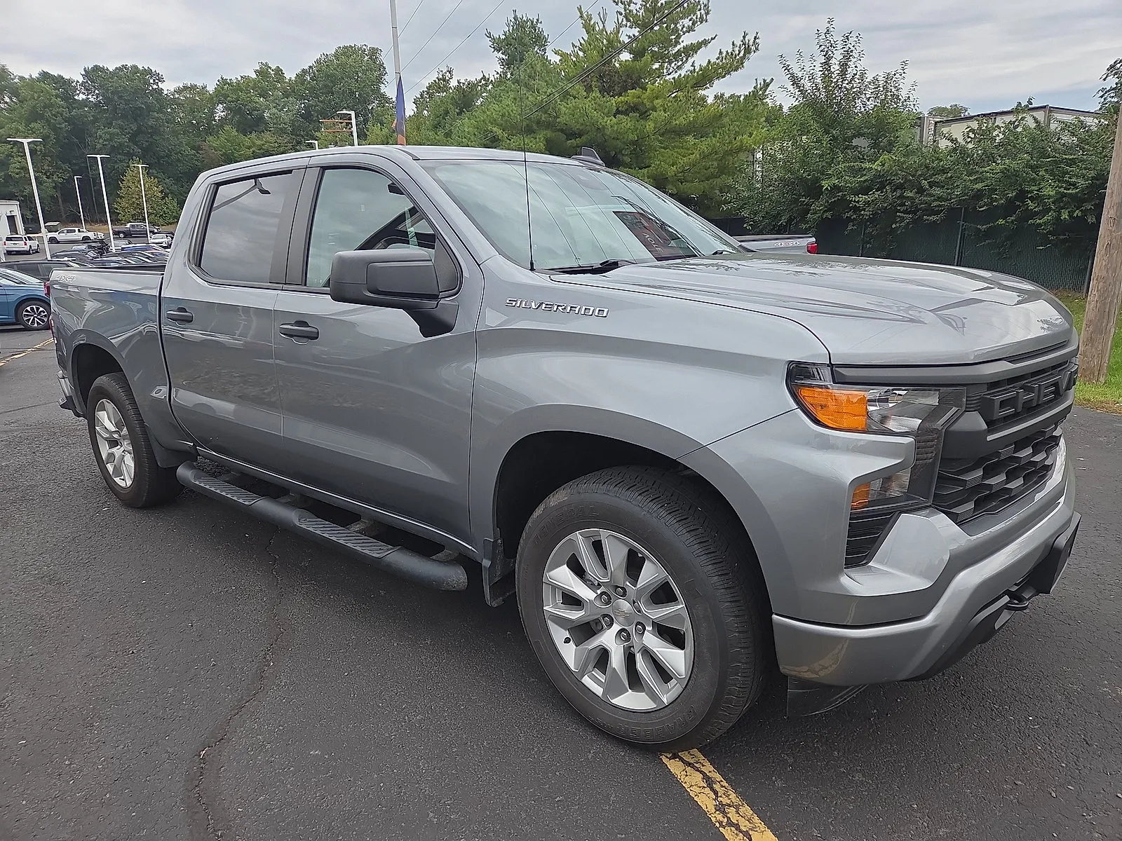 Gray 2024 Chevrolet Silverado 1500 Custom for sale in Hamburg, PA