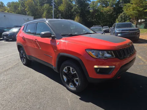 Orange 2018 Jeep Compass Trailhawk for sale in Hamburg, PA