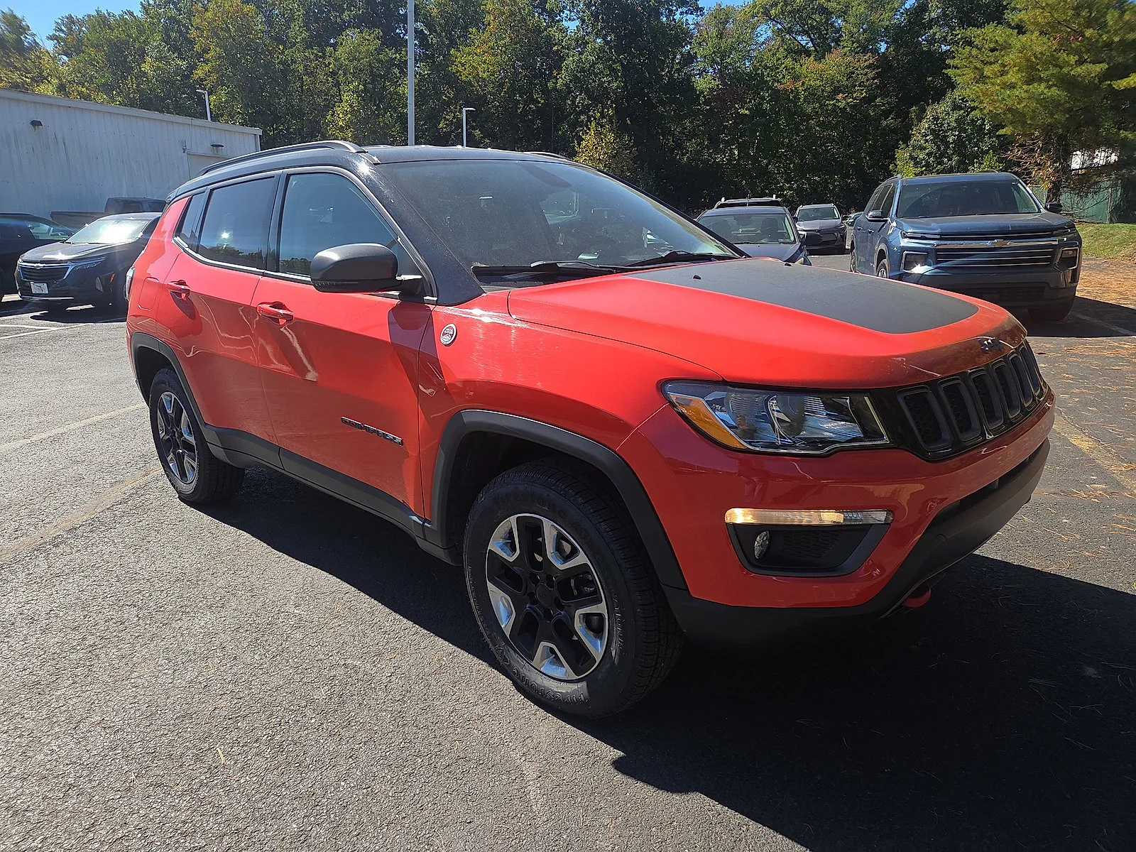 Orange 2018 Jeep Compass Trailhawk for sale in Hamburg, PA