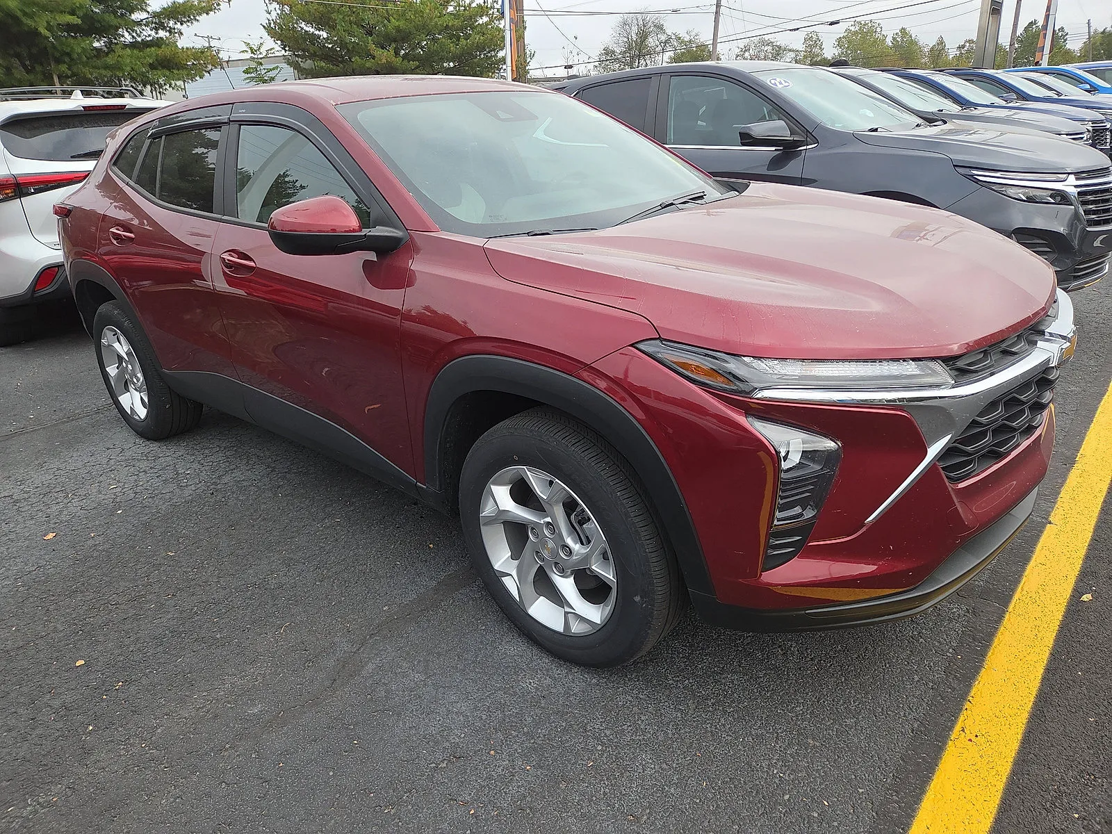 Red 2024 Chevrolet Trax LS for sale in Hamburg, PA